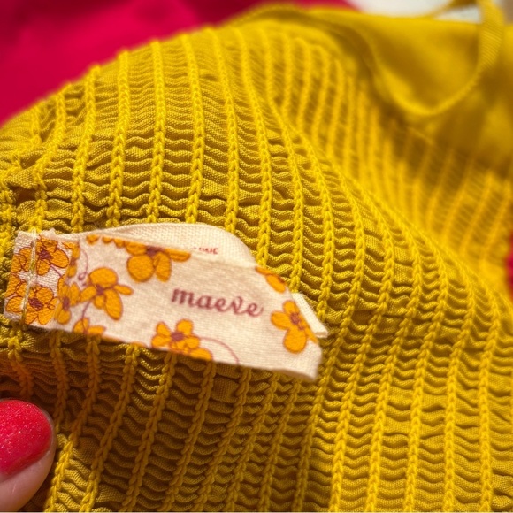 Maeve Anthropologie Parading Hues Color Block Strapless Dress Woman’s Size 8 - Picture 4 of 12